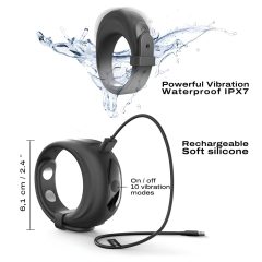 Dorcel - Adjustable Vibrating Ring (Black)