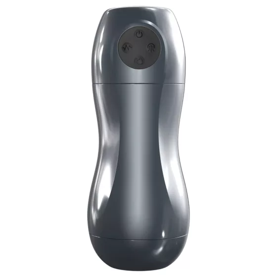 Dorcel Blowjoy Vibe - suction and vibrating rechargeable masturbator (grey)
