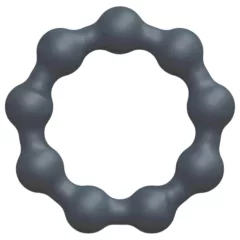 Dorcel Maximize - beaded silicone penis ring (grey)