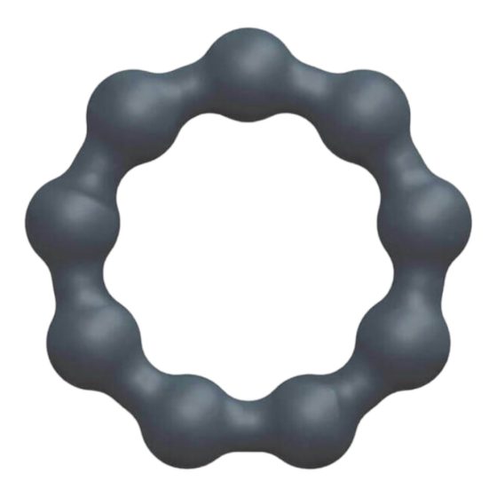 Dorcel Maximize - Spherical silicone penis ring (grey)