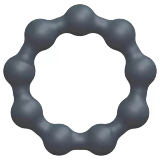 Dorcel Maximize - beaded silicone cock ring (grey)