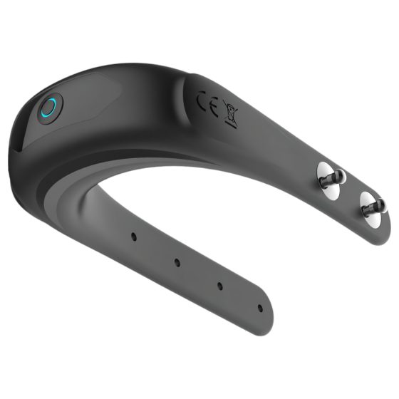 Funny Me - Rechargeable, Adjustable Vibrating Ring (Black)