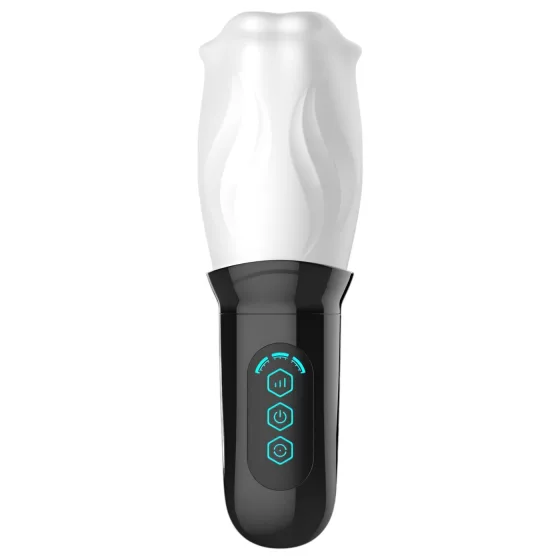 Funny Me First Class - Rotating Pleasure Masturbator (White-Black)