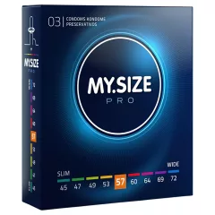 My.Size PRO - custom-size condoms - 57 mm (3 pcs)