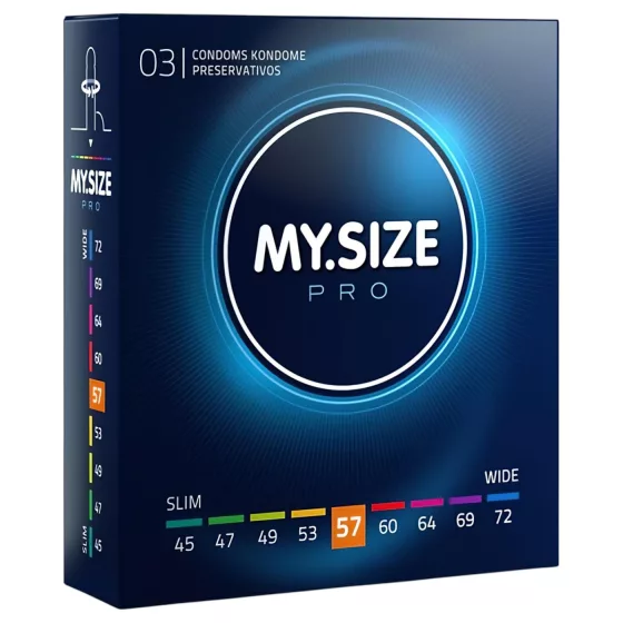My.Size PRO - custom-size condoms - 57 mm (3 pcs)
