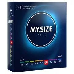 My.Size PRO - custom‑fit condoms - 60 mm (3 pcs)