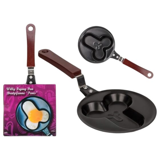 Egg Mold Frying Pan - Novelty Penis Shape
