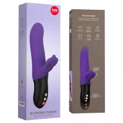   Fun Factory Bi Stronic Fusion - thrusting vibrator with clitoral arm (purple)