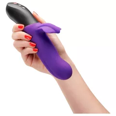   Fun Factory Bi Stronic Fusion - thrusting vibrator with clitoral arm (purple)
