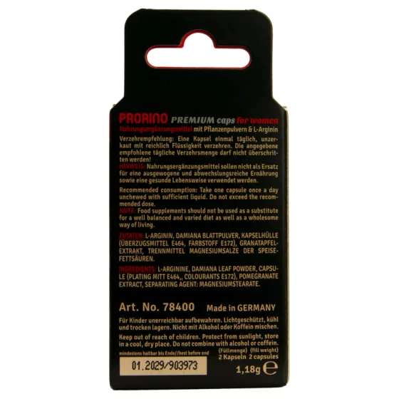 PRORINO - Dietary Supplement Capsules for Women (2-Pack)