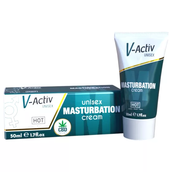 Hot V-Active - stimulating unisex masturbation cream (50 ml)