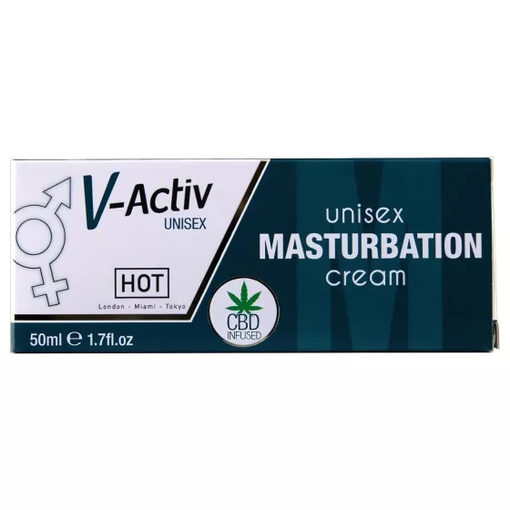 Hot V-Active - stimulating unisex masturbation cream (50 ml)