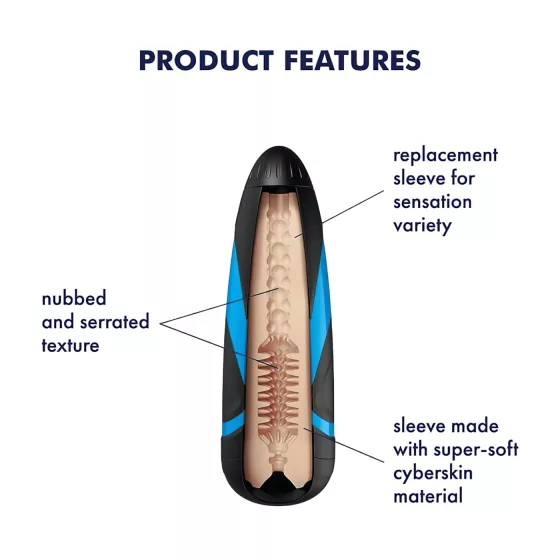 Satisfyer Sleeve Tornado Bliss - Masturbator Sleeve Insert