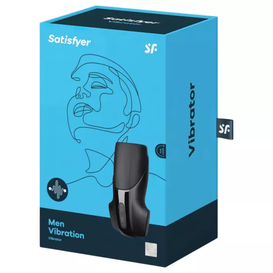 Satisfyer Men Vibration - rechargeable glans vibrator (black)