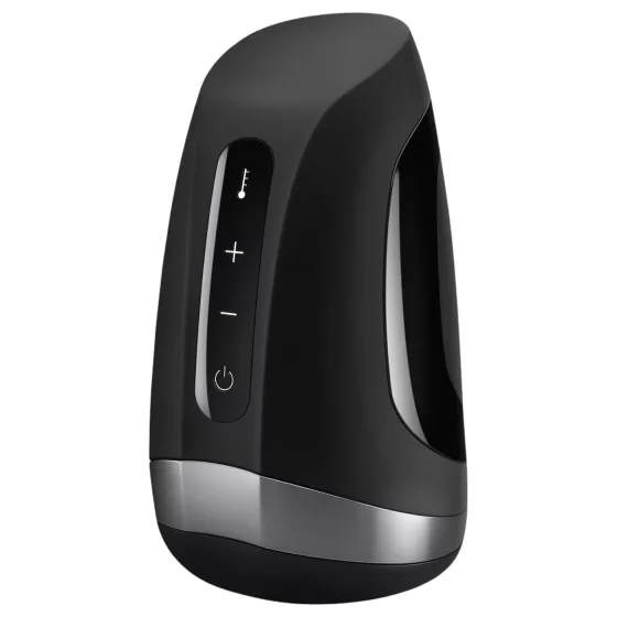 Satisfyer Men Heat Vibration - warming glans vibrator (black)