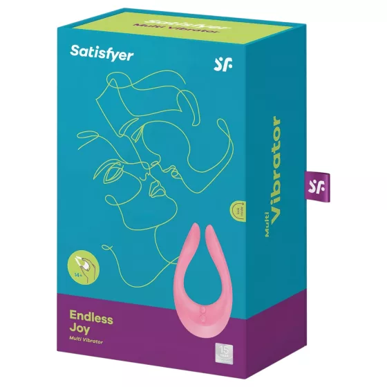 Satisfyer Endless Joy - rechargeable couples vibrator (pink)