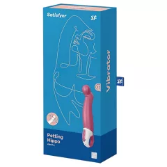   Satisfyer Petting Hippo - rechargeable, waterproof vibrator (pink)