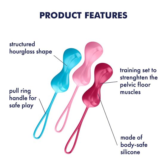 Satisfyer Power Balls - Set of 3 Progressive Kegel Balls