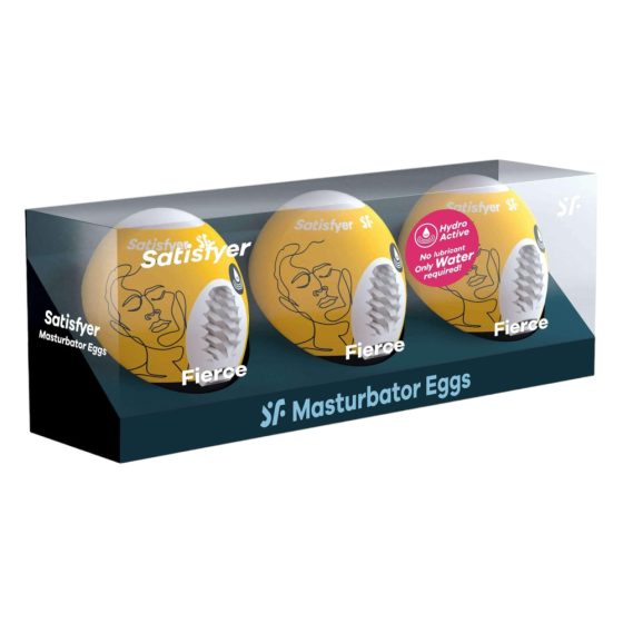 Satisfyer Egg Fierce - masturbation egg set (3pcs)
