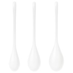 Satisfyer Yoni Power 1 - Geisha Ball Set - White (3-piece)