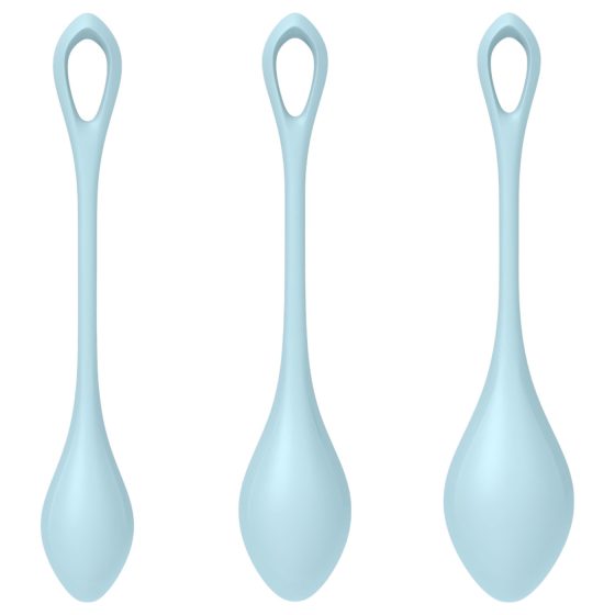 Satisfyer Yoni Power 2 - Geisha Ball Set - Blue (3 Piece Set)