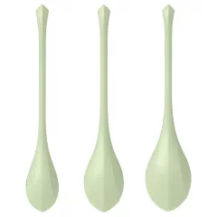 Satisfyer Yoni Power 2 - Green Kegel Ball Set (3 Pieces)