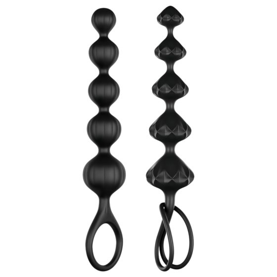 Satisfyer Love Beads - Black Beaded Anal Set