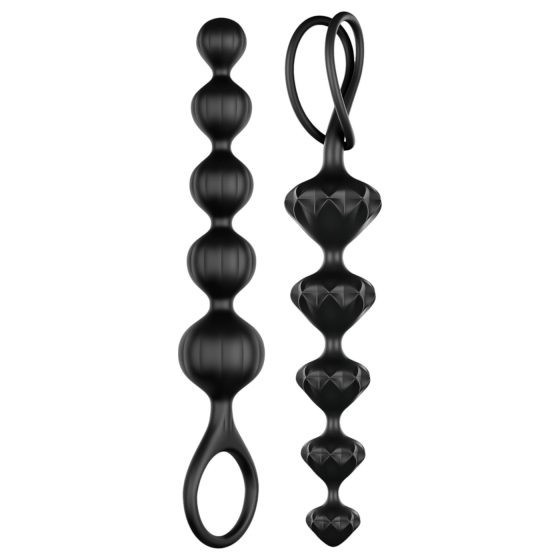 Satisfyer Love Beads - Black Beaded Anal Set