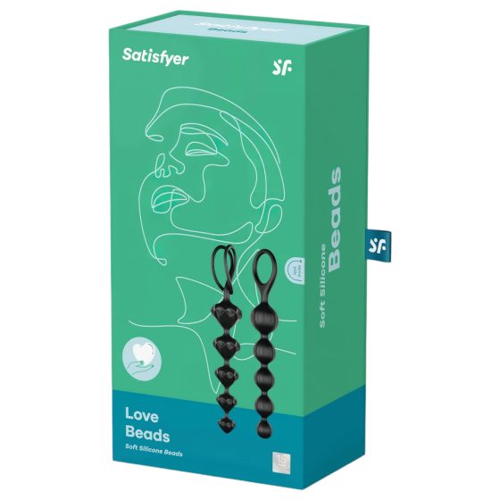 Satisfyer Love Beads - Black Beaded Anal Set