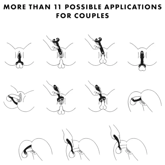 Satisfyer Endless Fun - Rechargeable, Waterproof Couple's Vibrator (Blue)