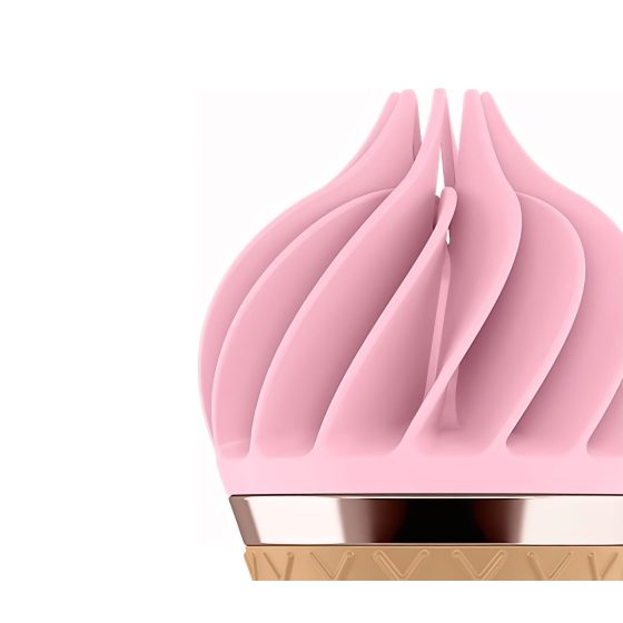 Satisfyer Sweet Treat - Rechargeable Spinning Clitoral Vibrator (Pink-Brown)