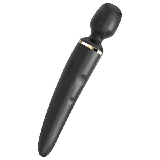 Satisfyer Wand-er Woman - Waterproof Black Massaging Vibrator