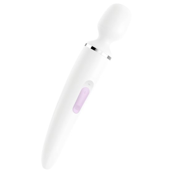 Satisfyer Wand-er Woman - Waterproof Massager Vibrator (White)