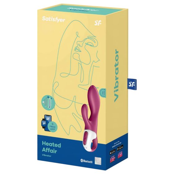 Satisfyer Heated Affair - Warming, Clitoral Vibrator (Red)