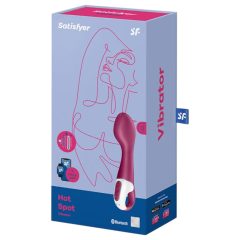   Satisfyer Hot Spot - Rechargeable Warming G-Spot Vibrator (Red)