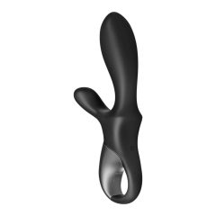   Satisfyer Heat Climax Plus - smart, warming, lever anal vibrator (black)