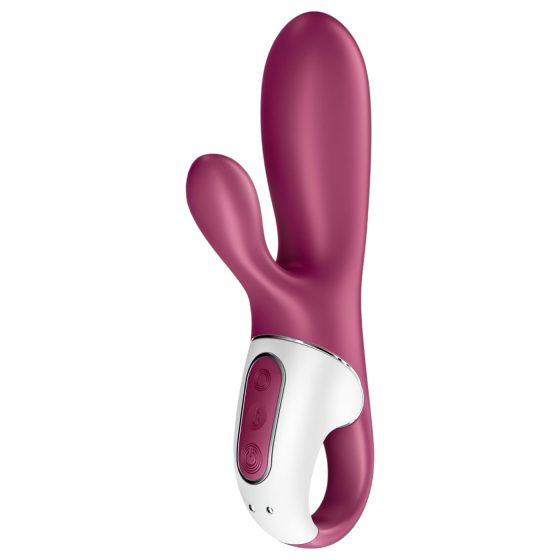 Satisfyer Hot Bunny - Smart Warming Vibrator with Clitoral Arm (Red)
