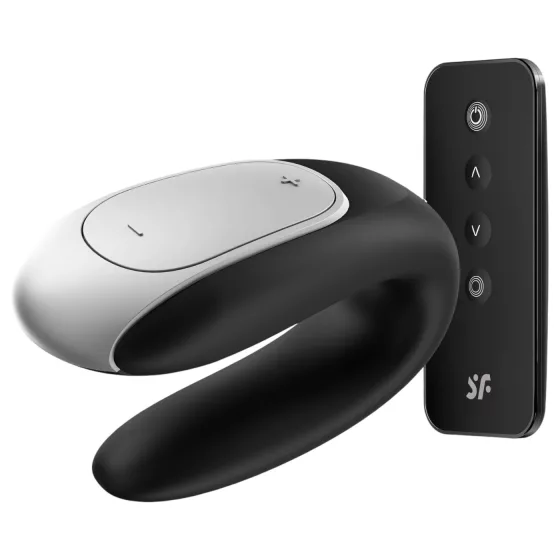 Satisfyer Double Fun - App-controlled couple’s vibrator (black)