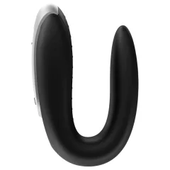   Satisfyer Double Fun - Smart, Waterproof Couples Vibrator (Black)