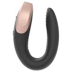  Satisfyer Double Love - Smart Radio-Controlled Couples Vibrator (Black)