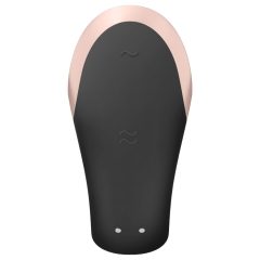   Satisfyer Double Love - Smart Radio-Controlled Couples Vibrator (Black)