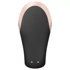   Satisfyer Double Love - Smart Radio-Controlled Couples Vibrator (Black)