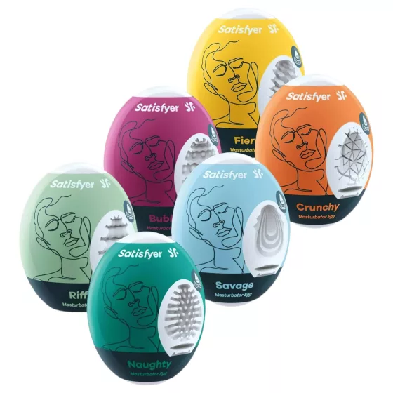 Satisfyer Egg Set - 6-Pack of Egg Masturbators