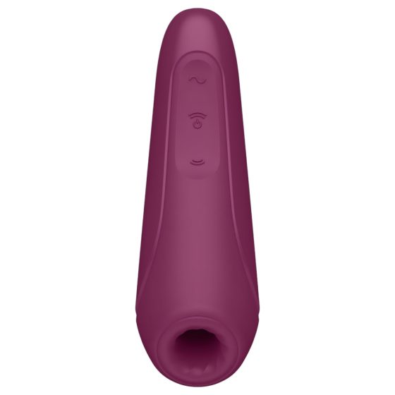 Satisfyer Curvy 1+ - Smart Air-Pulse Clitoral Stimulator (Red)