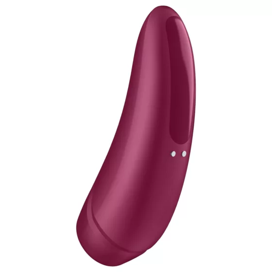 Satisfyer Curvy 1+ - App-controlled air pulse clitoral stimulator (red)