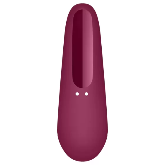 Satisfyer Curvy 1+ - App-controlled air pulse clitoral stimulator (red)