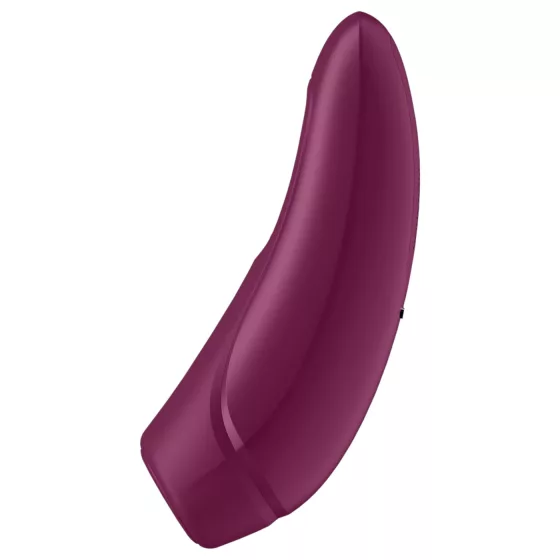 Satisfyer Curvy 1+ - App-controlled air pulse clitoral stimulator (red)