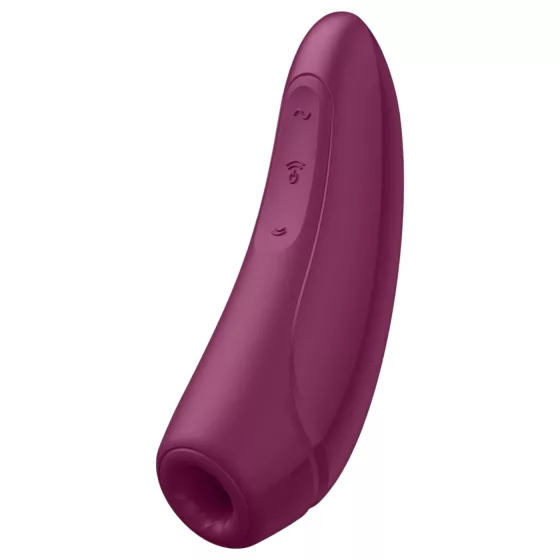 Satisfyer Curvy 1+ - App-controlled air pulse clitoral stimulator (red)