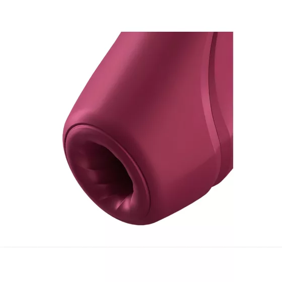 Satisfyer Curvy 1+ - App-controlled air pulse clitoral stimulator (red)