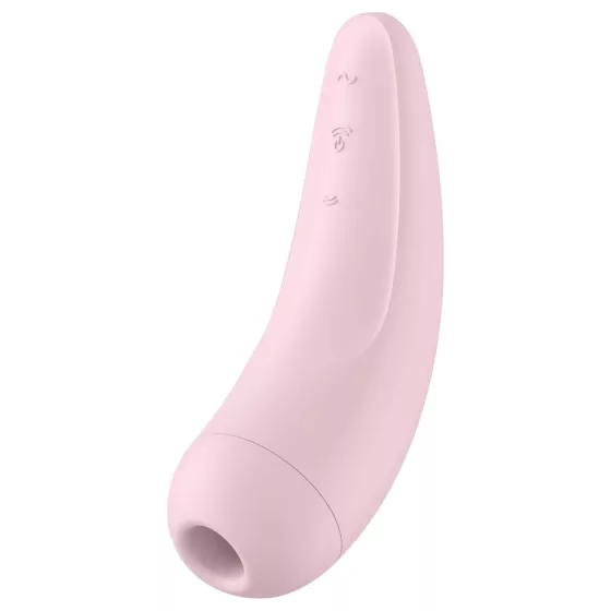 Satisfyer Curvy 2+ - App-controlled air pulse clitoral stimulator (pink)